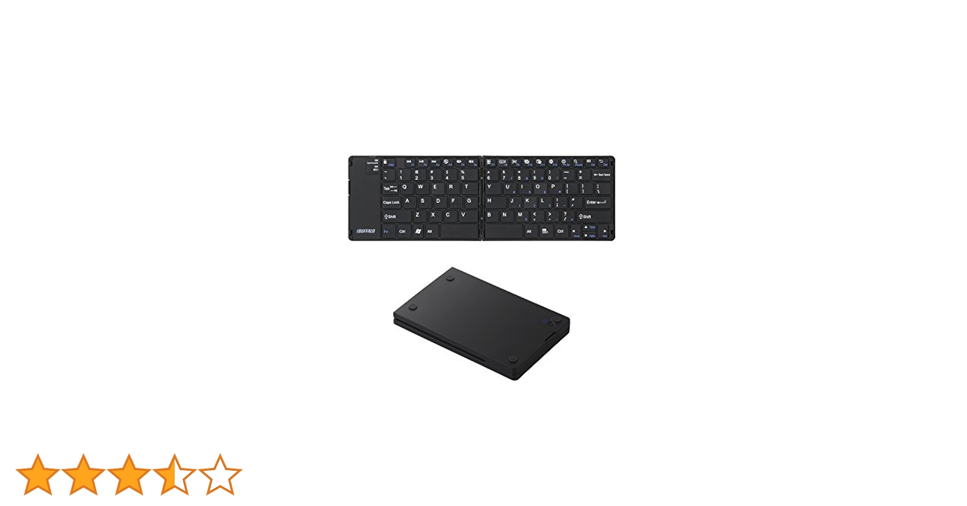 A1 Bluetooth 3．0対応 折りたたみキーボード ケース付き ブラック Amazon.co.jp: iBUFFALO Bluetooth3.0対応 折りたたみキーボード